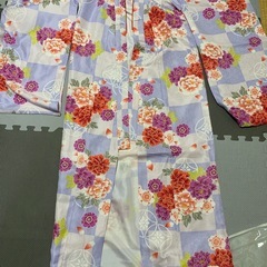 ［KYOETSU] 七五三 7歳 女の子 着物 セット 753 帯 小物 はこせこ フルセット Bの画像