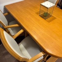 貰ってください　ダイニングテーブル椅子セットの画像