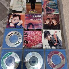 昭和のCDシングル12枚の画像