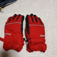 子供用スキーウェア130 　ズボン140 グローブの画像