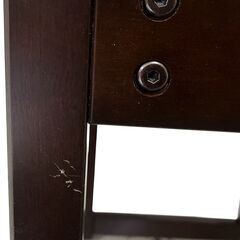 ◇木製スツール　ダークブラウンの画像