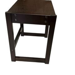 ◇木製スツール　ダークブラウンの画像