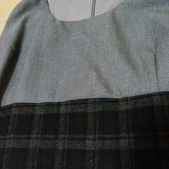 ジャンパースカート　ウール混　2着セット　Lサイズの画像