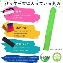 お正月遊び★1.5M 三角凧 凧揚げハンドル付き 収納バッグセット 凧 カイトの画像