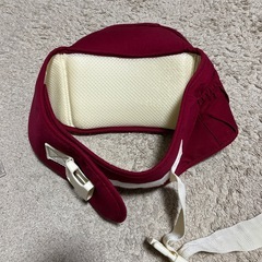 【美品！便利！】ヒップシート 赤　レッドの画像