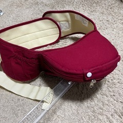 【美品！便利！】ヒップシート 赤　レッドの画像