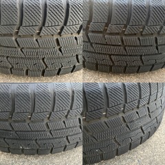 ★早い者勝ち・5000円値下げ★アルファード30系使用　17インチスタッドレス　6,7分山あり　ホイールWEDS  TOYOスタッドレス　アルファード　225 60 17の画像