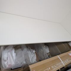 パソコンデスク 白 幅150cm x 60cm サンワダイレクトの画像