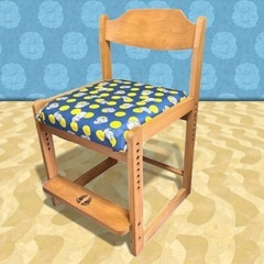 昭和レトロ 高さ調節可能な子供椅子 の画像