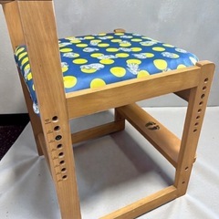 昭和レトロ 高さ調節可能な子供椅子 の画像