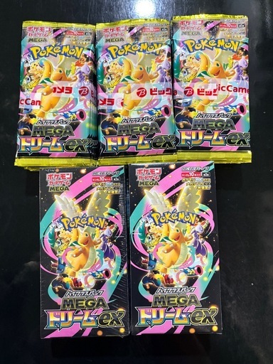 未開封・シュリンク付き】ポケカ MEGAドリームex お買い得品 5BOX