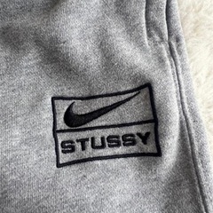 激レアnike  stussy コラボスウェットパンツの画像