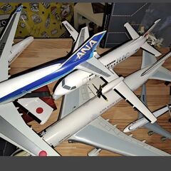 飛行機JAL　ANK MCA ADK模型　まとめて大量の画像