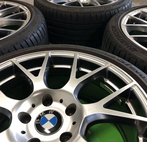  ホイール 5H PCD120 18×8J インセット35 タイヤ　ハンコック(Hankook)225/40R18