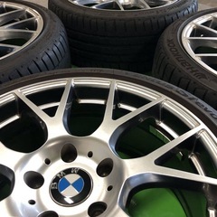 BMW ホイール 5H PCD120 18×8J インセット35 タイヤ　ハンコック(Hankook)225/40R18の画像