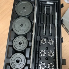ダンベル　バーベルセット　箱付きの画像