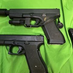ジャンク!MGC ガスガン グロック18!グロック17セット！@Y10の画像