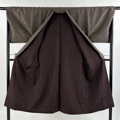 メンズ着物 羽織 アンサンブル 正絹の画像