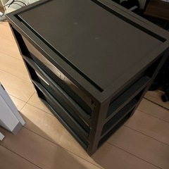 ニトリ3段チェスト　ブラウン　収納の画像