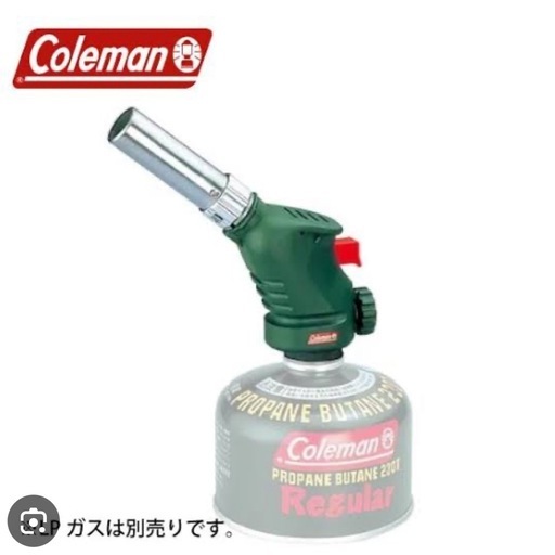中古　コールマン　トーチ　OD缶