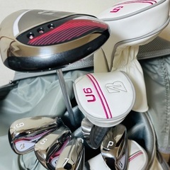 ブリヂストン レディース BSG BG-100L キャディバッグ付 8本&他メーカーサブロクウエッジ　セット☆美品☆の画像