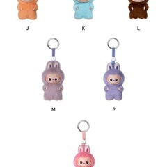 ラブブ The Monsters PIN FOR LOVEシリーズ　ぬいぐるみペンダント (A-M) ミニラブブ の画像