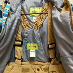 150 nima ニーマ　スキーウェア　スノボウェア 上下セット　の画像