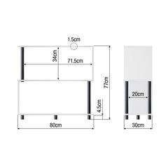 ラック S字 オープンラック 3段 スリム 薄型 おしゃれ 収納棚の画像