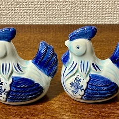 かわいいニワトリの塩/胡椒入れ　新品未使用の画像