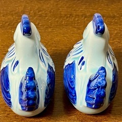 かわいいニワトリの塩/胡椒入れ　新品未使用の画像