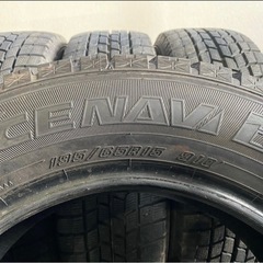 スタッドレス　グッドイヤー GOODYEAR ICENAVI6 195/65R15 91Q 4本 2019年製の画像