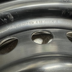 鉄ホイール PCD 100 5穴 16インチ
の画像