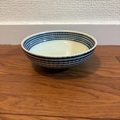 波佐見焼　藍駒　小皿の画像