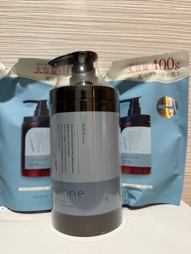 決まりました】cocone クレイクリームシャンプー ホワイトラベンダーの