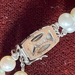 美品　パールネックレス　２連の画像