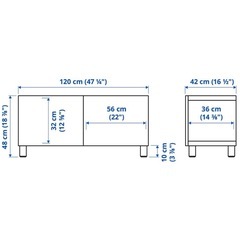 IKEA   テレビ台　ベストーの画像