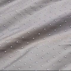 新品　モリリン フランス産羽毛と アルミ蒸着蓄熱シートで しっかり暖か！ ハイパー メタルウォームＩＩＩ ふわぽか敷きパッド  シングルの画像