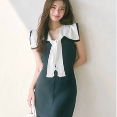 スナイデル セーラースカーフワンピースの画像