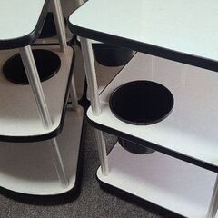 麻雀卓 業務用サイドテーブル 灰皿 ゴミ箱 有/無 各種あります!! 全自動麻雀卓 アモス アルティマ 全自動卓 の画像