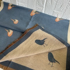 ストール　マフラー　大判　リバーシブル　冬の画像