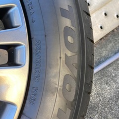 アルファード純正タイヤ　ホイールセットの画像