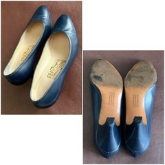 サルバトーレフェラガモ【22.5㎝位】パンプス☆クリーニングお手入れ済6341の画像