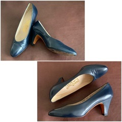 サルバトーレフェラガモ【22.5㎝位】パンプス☆クリーニングお手入れ済6341の画像