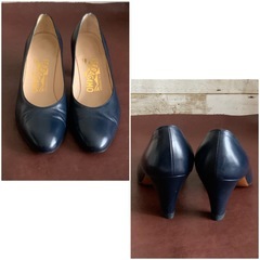 サルバトーレフェラガモ【22.5㎝位】パンプス☆クリーニングお手入れ済6341の画像