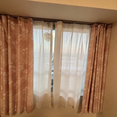 カーテン+レースカーテンの画像