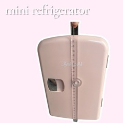 レトロミニ冷蔵庫　ピンク　車、コンセント両方使えます。の画像