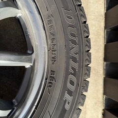 【2024年11月購入】屋内保管★ダンロップ  スタッドレス WM02 185/65R15 （シエンタ等）の画像