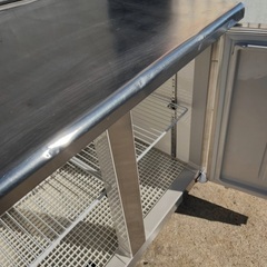 2021年製 ホシザキ 業務用 テーブル形冷蔵庫 コールドテーブル 台下冷蔵庫 RT-120MNCG 243Lの画像