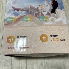 電気掛敷毛布　掛敷兼用　丸洗いOK フランネル仕上げの画像