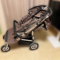 二人乗りベビーカーの画像